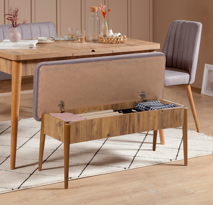 Hanah Home Vina 0701 - Soho, Atlantic Juego de Comedor Extensible Hanah Home Vina 0701 - Soho, Atlantic Juego de Comedor Extensible